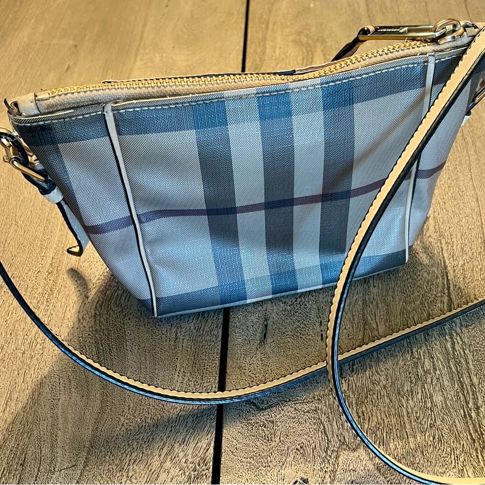 Burberry Smocked Check Crossbody Bag
